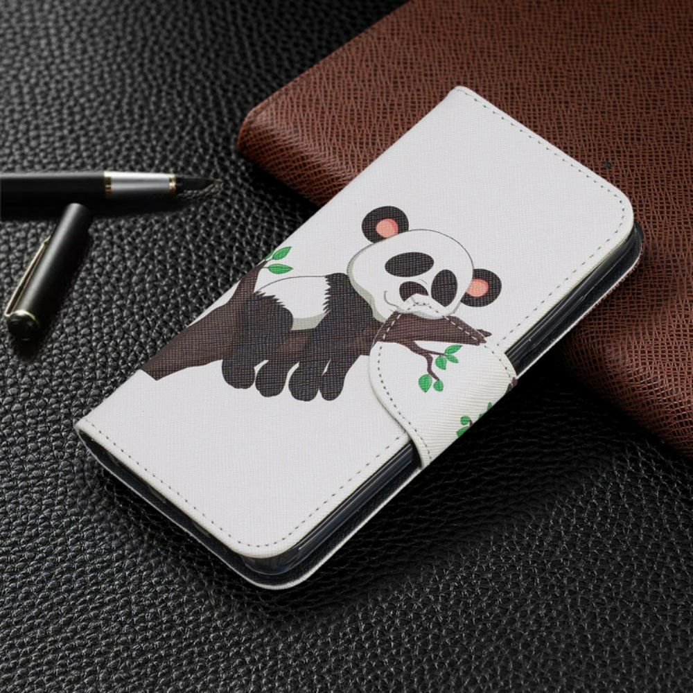 Lederhüllen Für Xiaomi Redmi 7A Fauler Panda