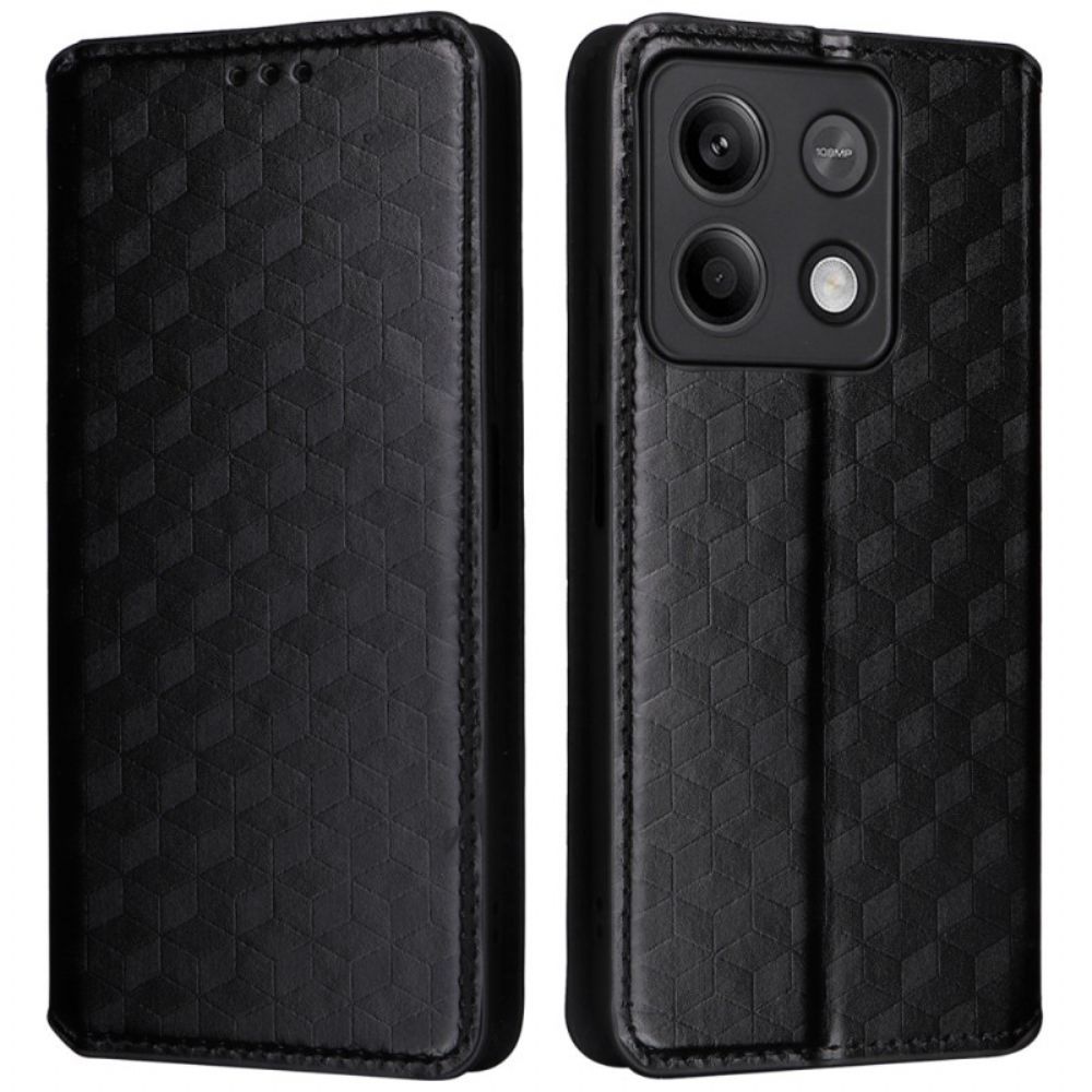 Flip Case Für Xiaomi Redmi Note 13 Pro 5g 3d-würfel