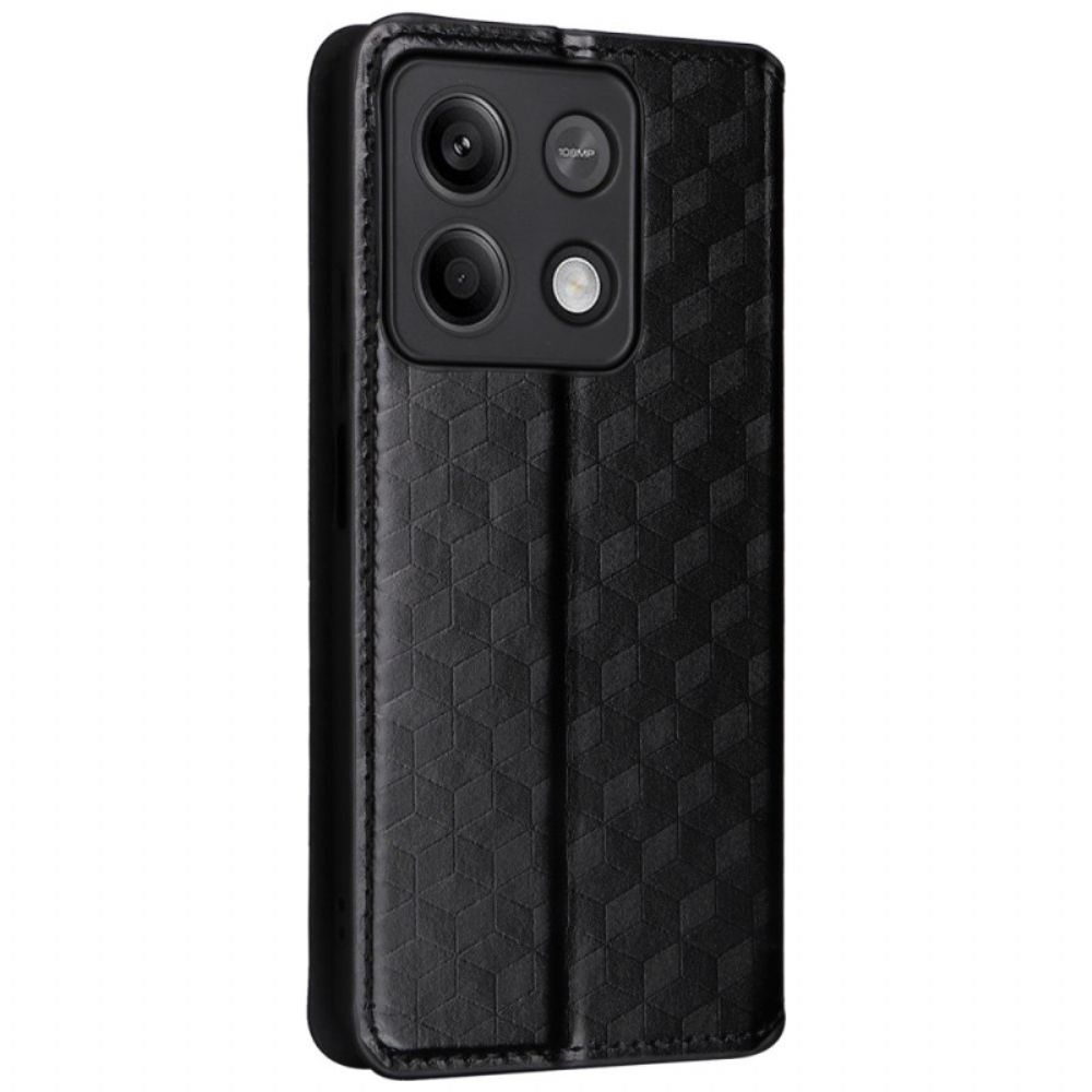 Flip Case Für Xiaomi Redmi Note 13 Pro 5g 3d-würfel