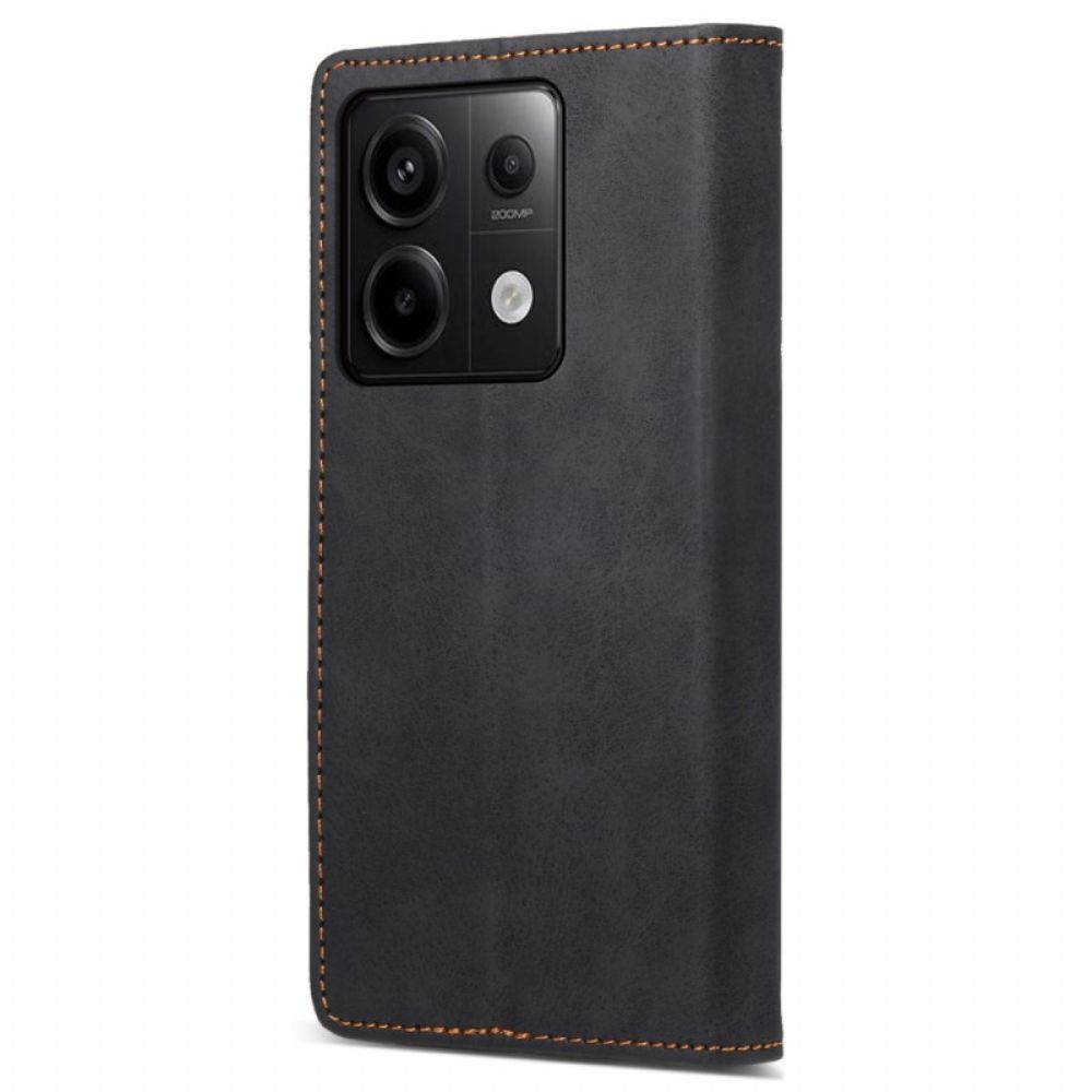 Flip Case Für Xiaomi Redmi Note 13 Pro 5g Geldbörse Mit Rfid-blockierung