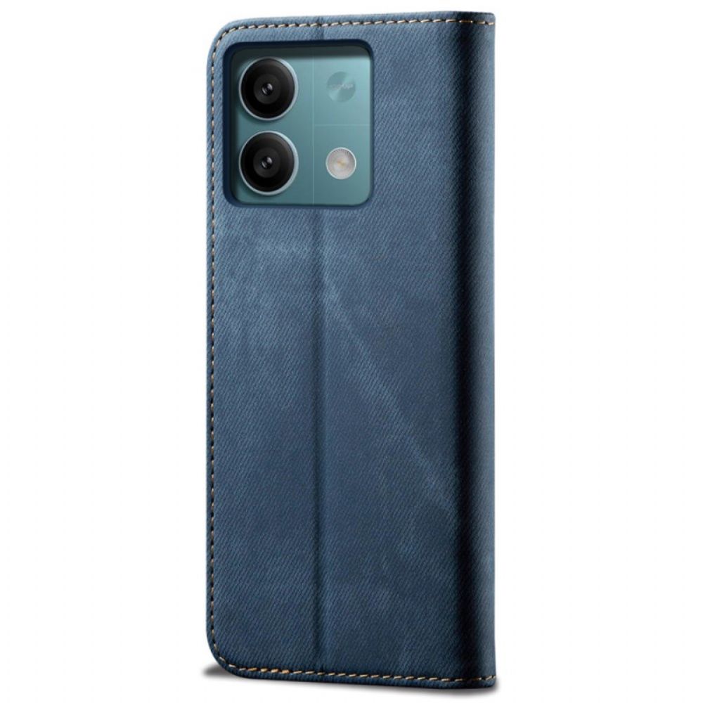 Flip Case Xiaomi Redmi Note 13 Pro 5g Jeansstoff