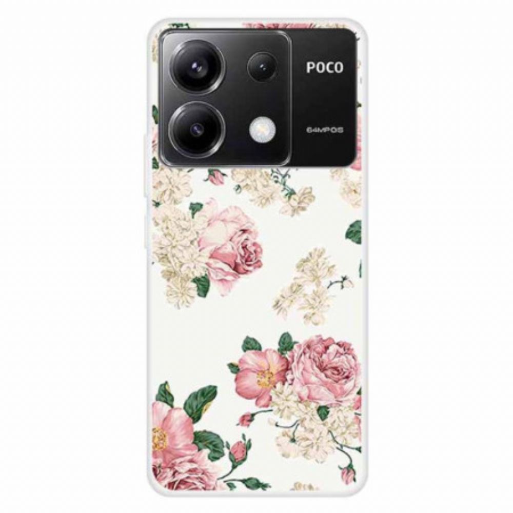 Hülle Xiaomi Redmi Note 13 Pro 5g Freiheitsblumen