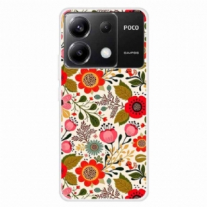 Hülle Xiaomi Redmi Note 13 Pro 5g Handyhülle Bunte Blumen