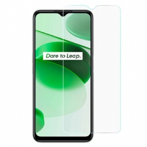 Displayschutzfolie Aus Gehärtetem Glas Für Das Realme C35 Mit Schwarzem Rand