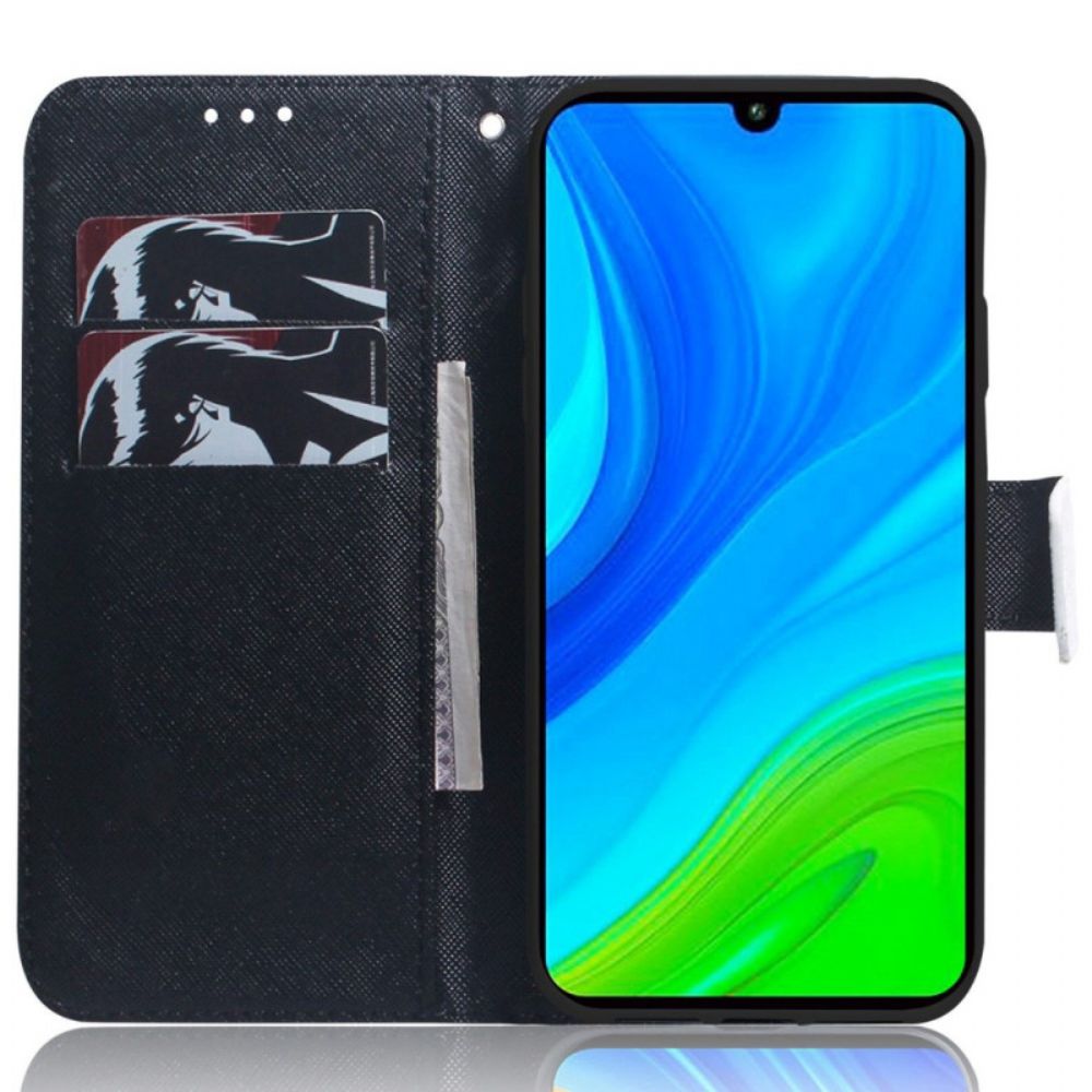 Flip Case Für Realme C35 Mit Kordel Tanga-safari