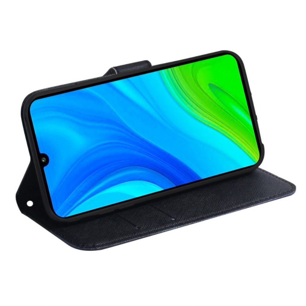 Flip Case Für Realme C35 Mit Kordel Tanga-safari