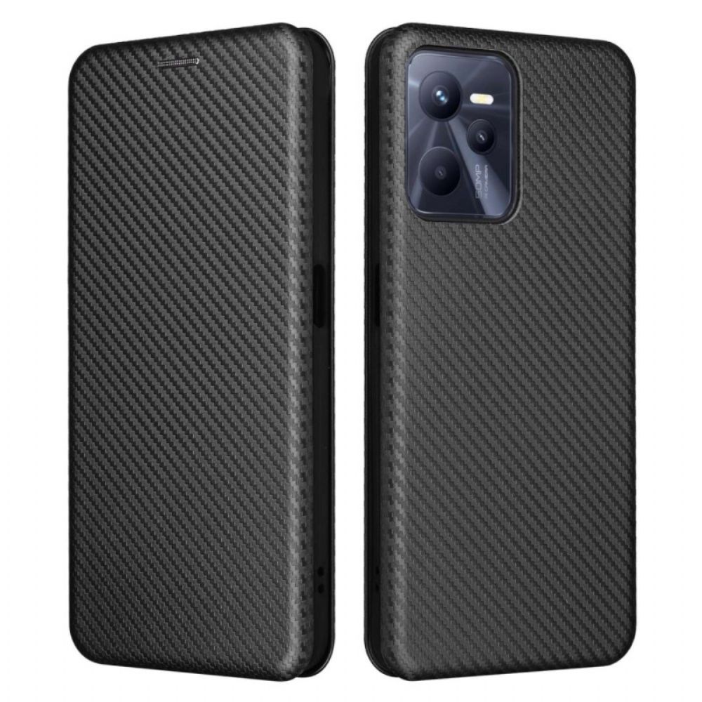 Schutzhülle Für Realme C35 Flip Case Kohlefaserring