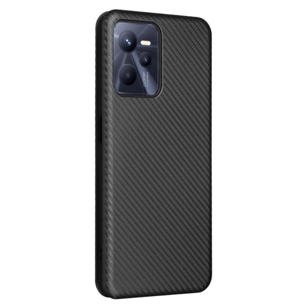 Schutzhülle Für Realme C35 Flip Case Kohlefaserring