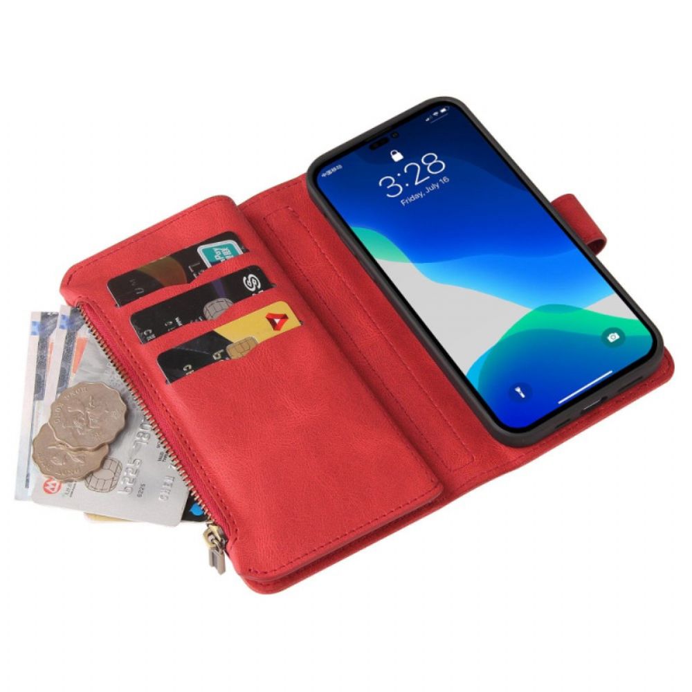 Flip Case Für iPhone 14 Pro Multifunktionaler Optimierter Kartenhalter