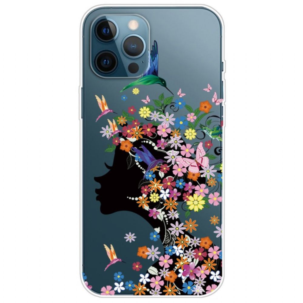 Hülle Für iPhone 14 Pro Blumenkopf