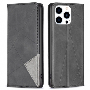 Schutzhülle Für iPhone 14 Pro Flip Case Geometrisch