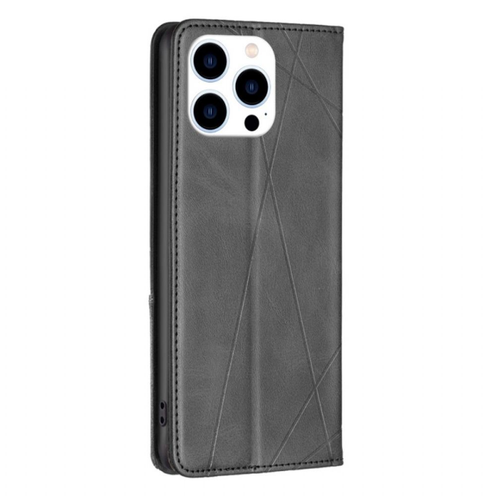 Schutzhülle Für iPhone 14 Pro Flip Case Geometrisch