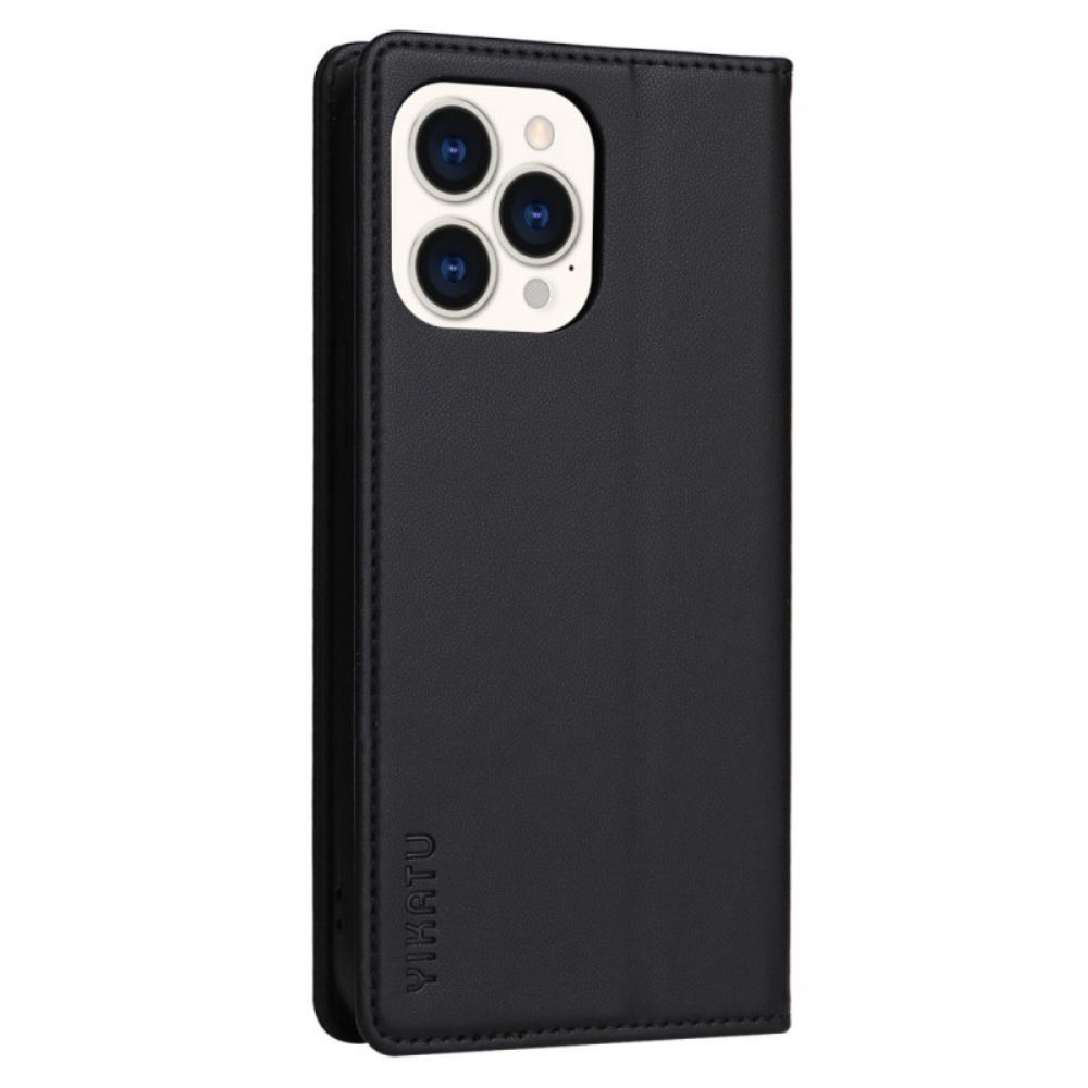 Schutzhülle Für iPhone 14 Pro Flip Case Zierniete