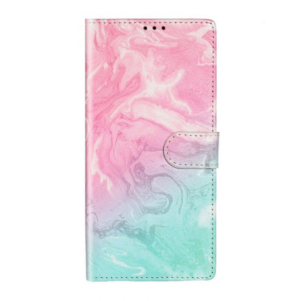 Flip Case Für Samsung Galaxy S20 Plus / S20 Plus 5G Designer-marmor