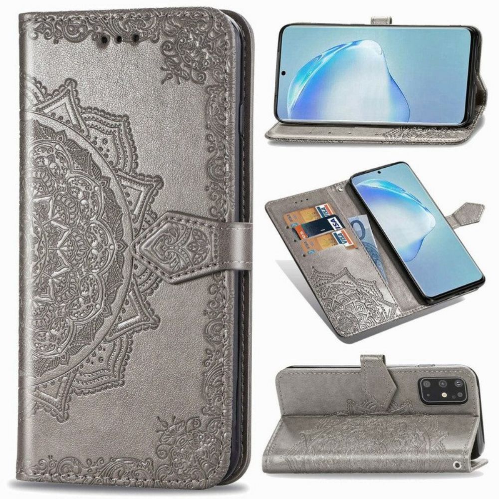 Flip Case Für Samsung Galaxy S20 Plus / S20 Plus 5G Mandala-mittelalter