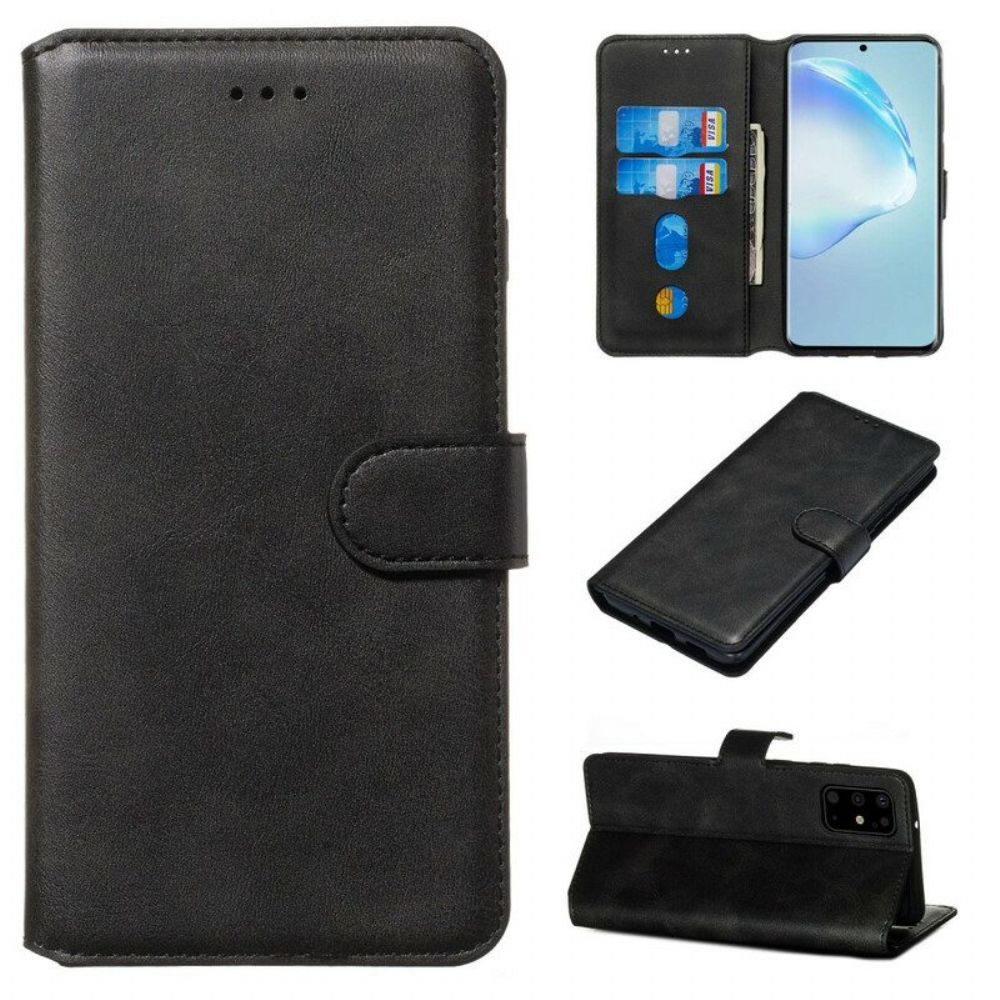 Flip Case Für Samsung Galaxy S20 Plus / S20 Plus 5G Matter Ledereffekt