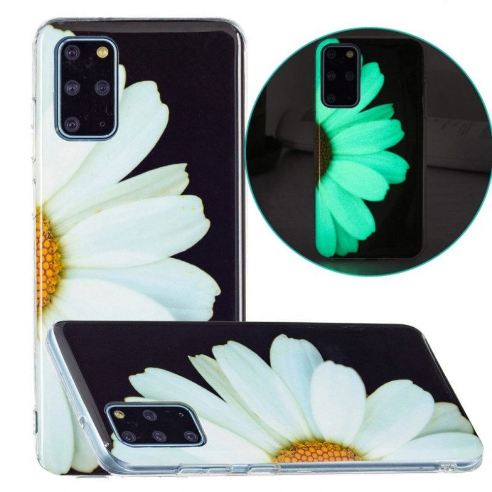 Handyhülle Für Samsung Galaxy S20 Plus / S20 Plus 5G Fluoreszierende Blumenserie