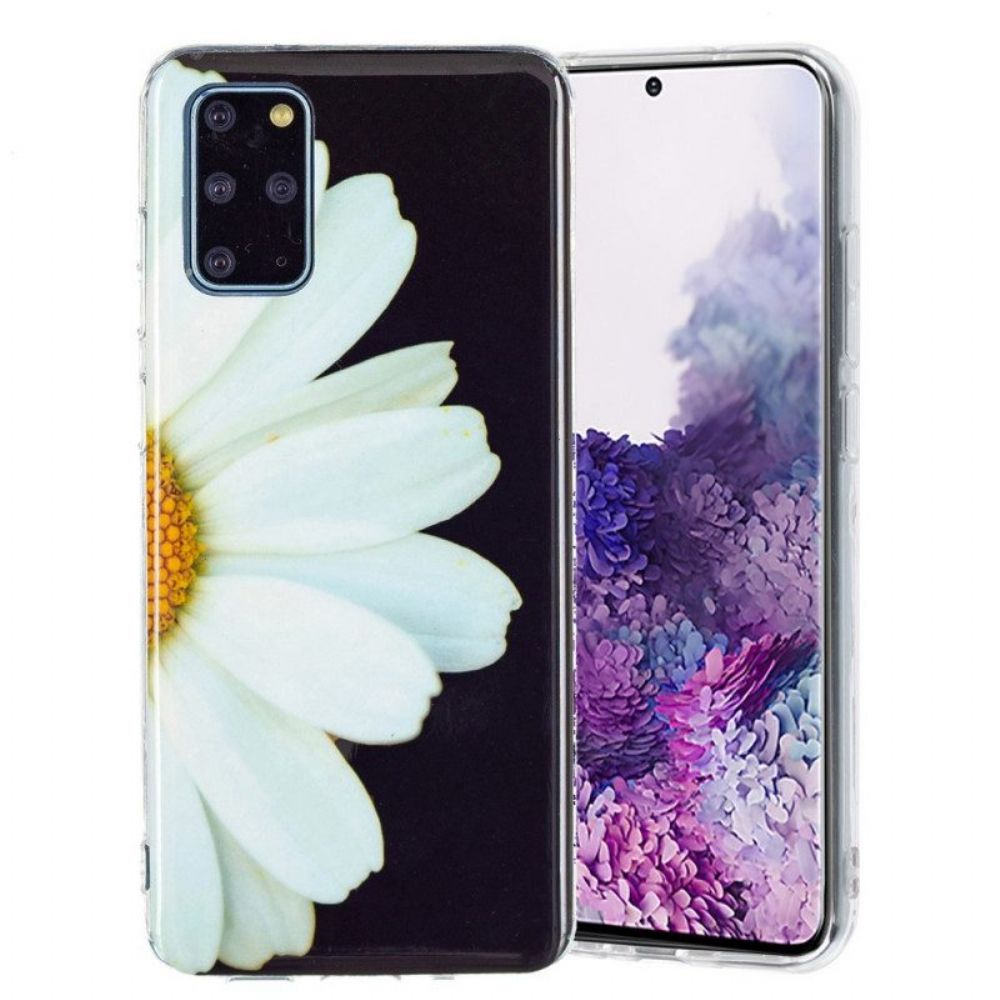 Handyhülle Für Samsung Galaxy S20 Plus / S20 Plus 5G Fluoreszierende Blumenserie