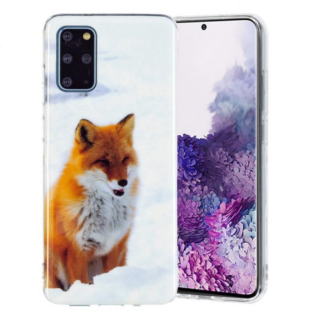 Handyhülle Für Samsung Galaxy S20 Plus / S20 Plus 5G Fluoreszierender Fuchs