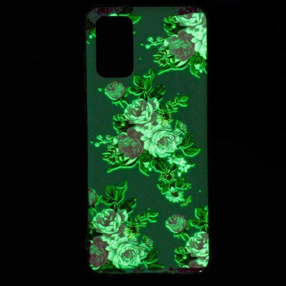 Hülle Für Samsung Galaxy S20 Plus / S20 Plus 5G Fluoreszierende Blumen