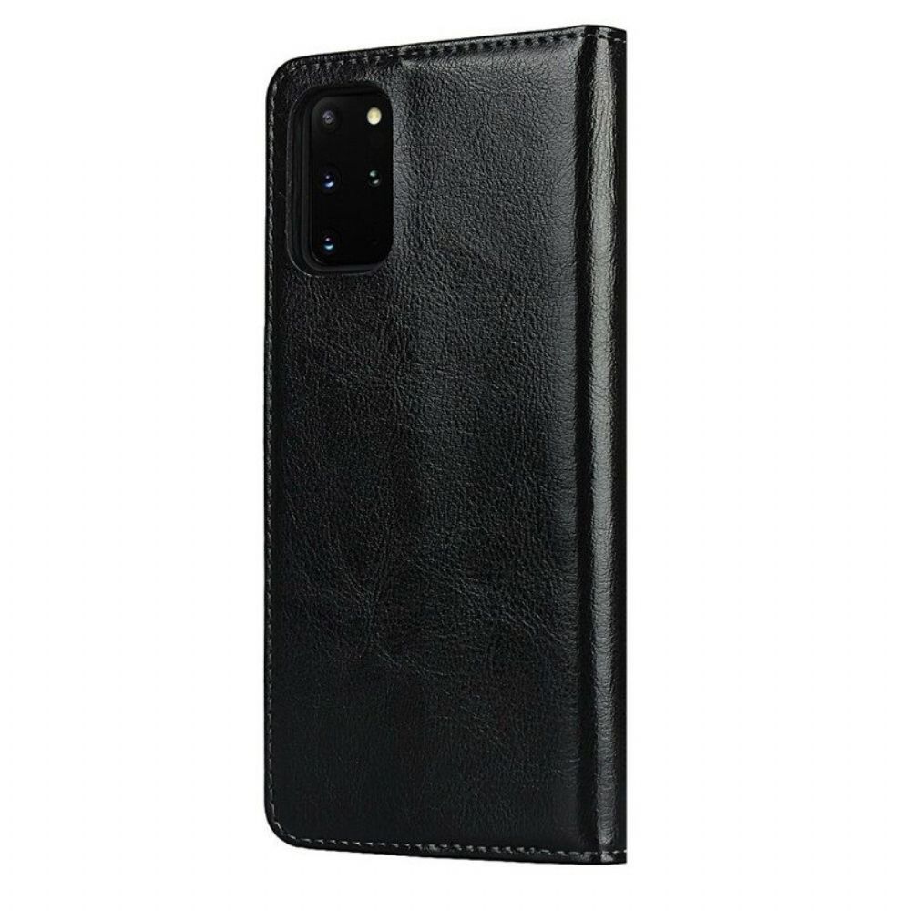 Schutzhülle Für Samsung Galaxy S20 Plus / S20 Plus 5G Flip Case Echtes Leder