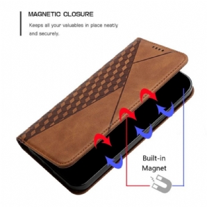 Schutzhülle Für Samsung Galaxy S20 Plus / S20 Plus 5G Flip Case Geo-ledereffekt