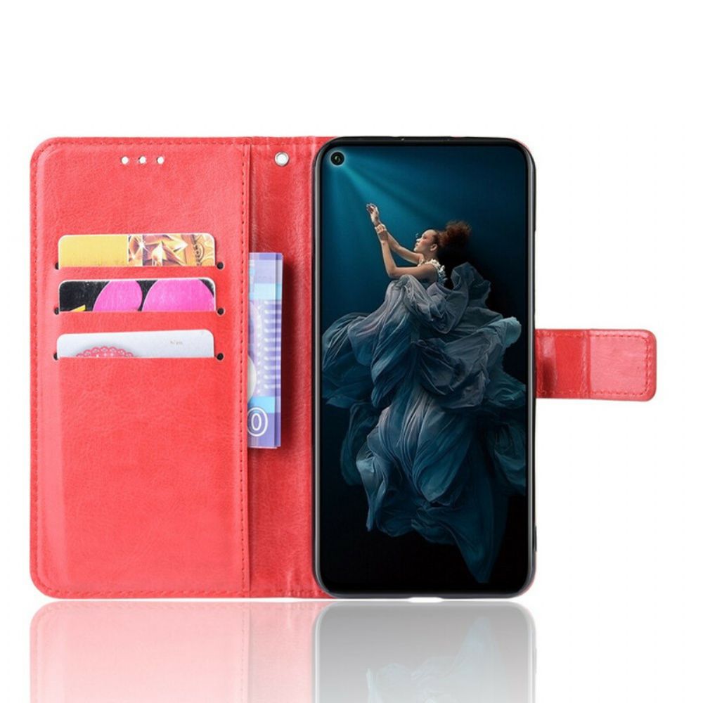 Flip Case Für Huawei Nova 5T / Honor 20 Auffälliges Kunstleder