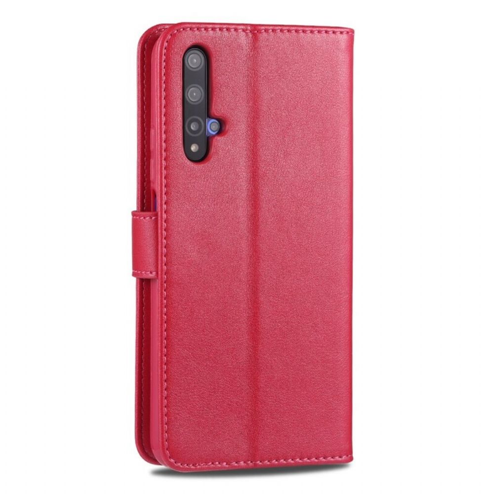 Flip Case Für Huawei Nova 5T / Honor 20 Azns Kunstleder