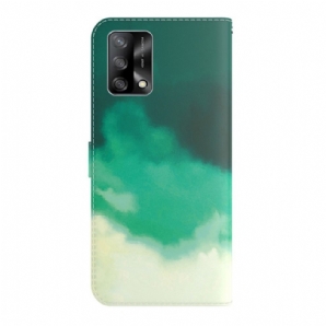 Lederhüllen Für Oppo A74 4G Aquarell