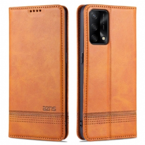 Schutzhülle Für Oppo A74 4G Flip Case Azns Kunstleder