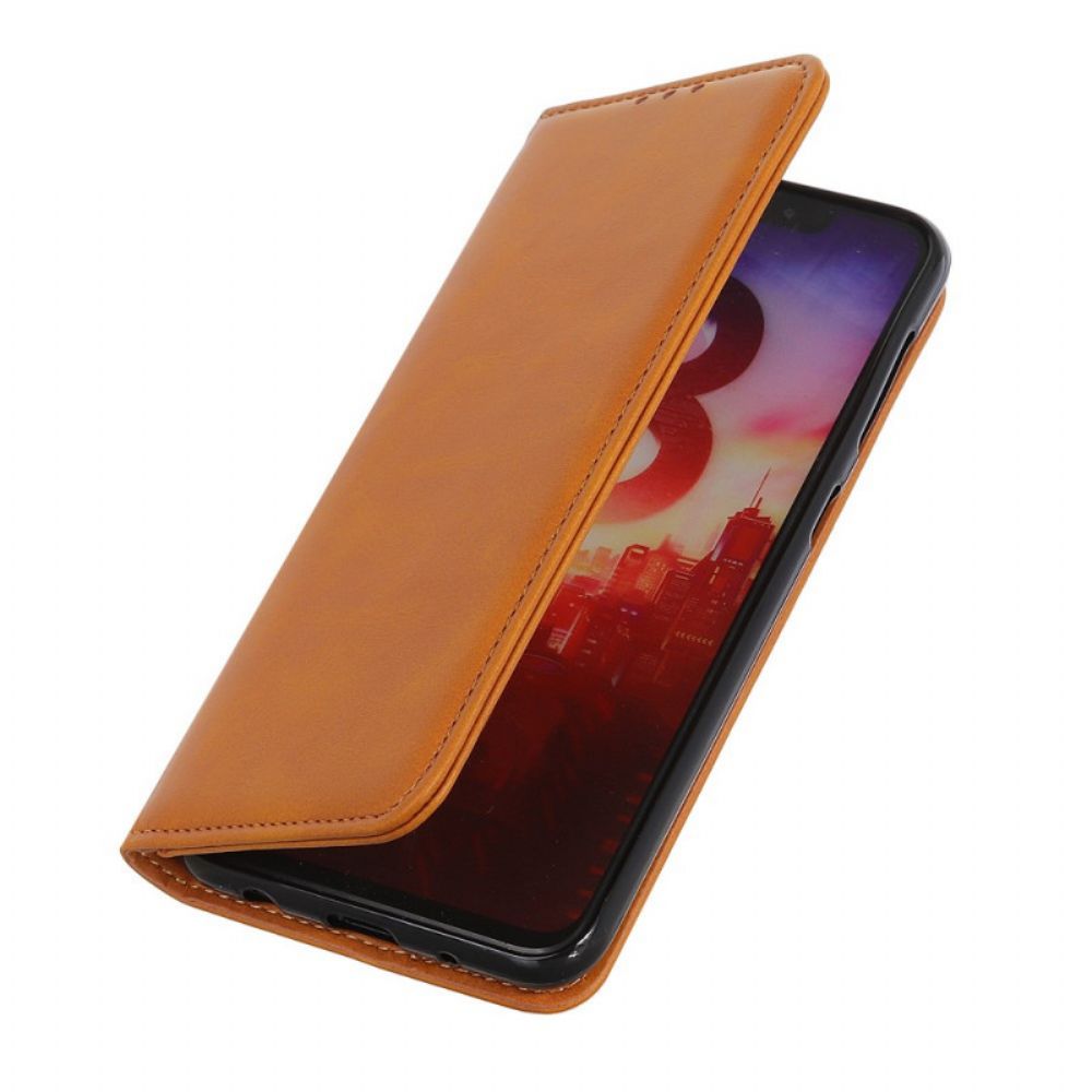 Schutzhülle Für Oppo A74 4G Flip Case Elegance Spaltleder