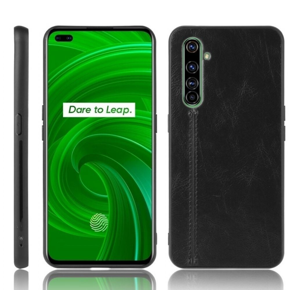 Hülle Für Realme X50 Pro Style Ledernähte