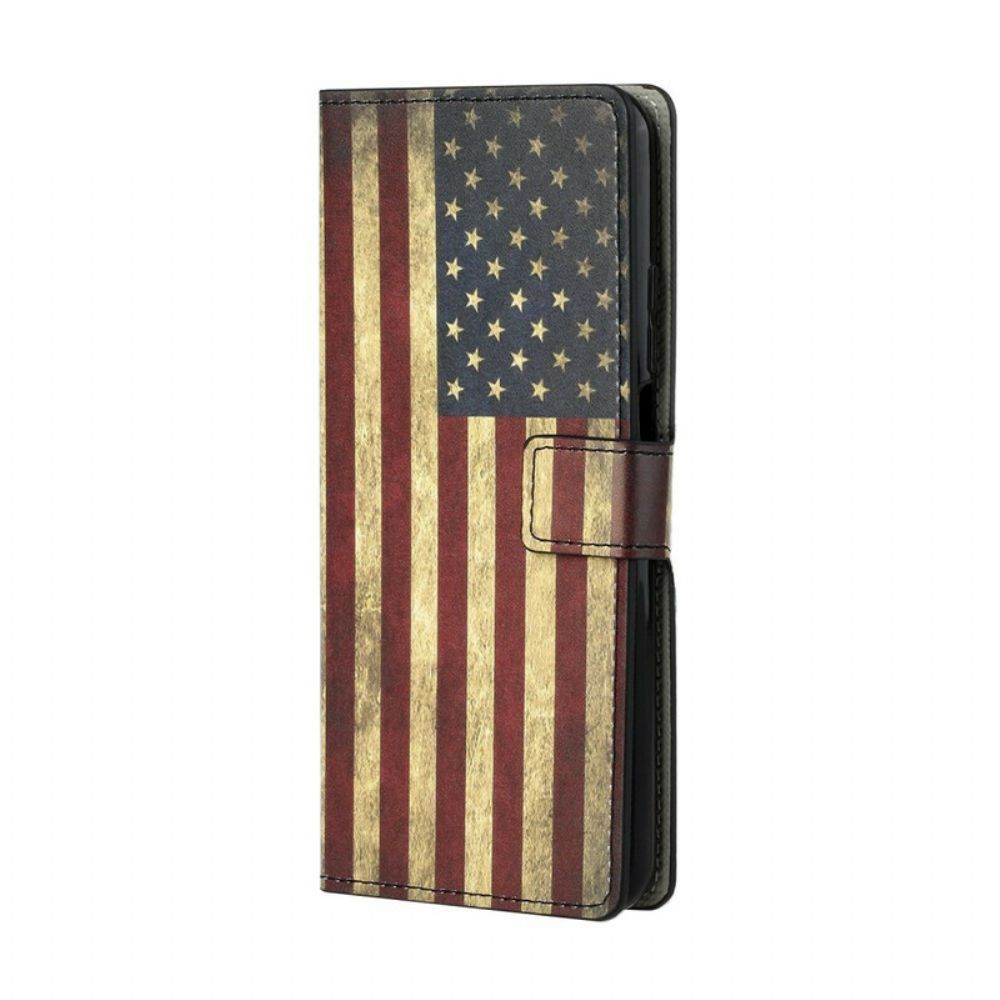 Flip Case Für Xiaomi Mi 10T / 10T Pro Amerikanische Flagge