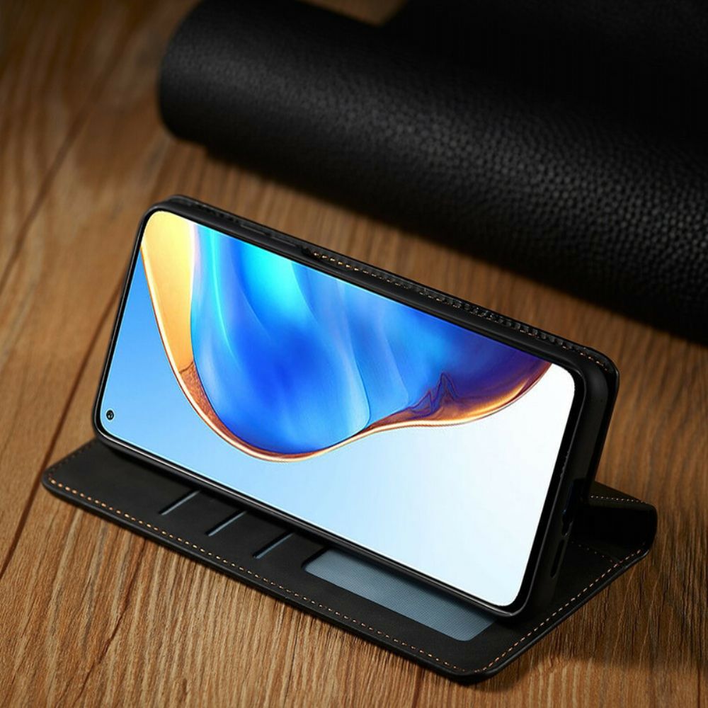 Flip Case Für Xiaomi Mi 10T / 10T Pro Ledereffekt Vorw