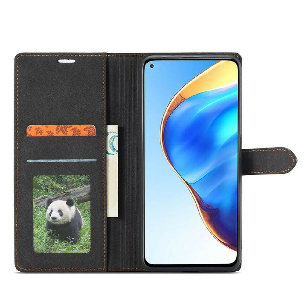 Flip Case Für Xiaomi Mi 10T / 10T Pro Ledereffekt Vorw