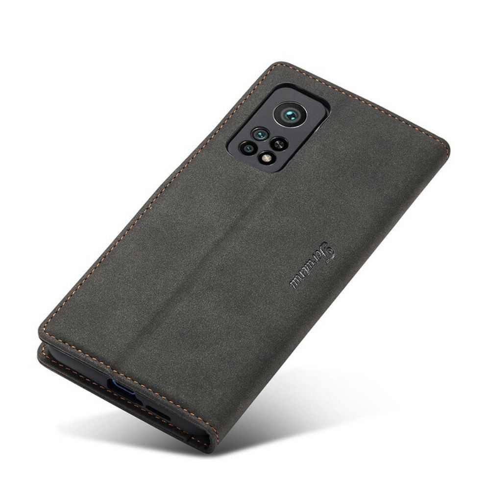 Flip Case Für Xiaomi Mi 10T / 10T Pro Ledereffekt Vorw