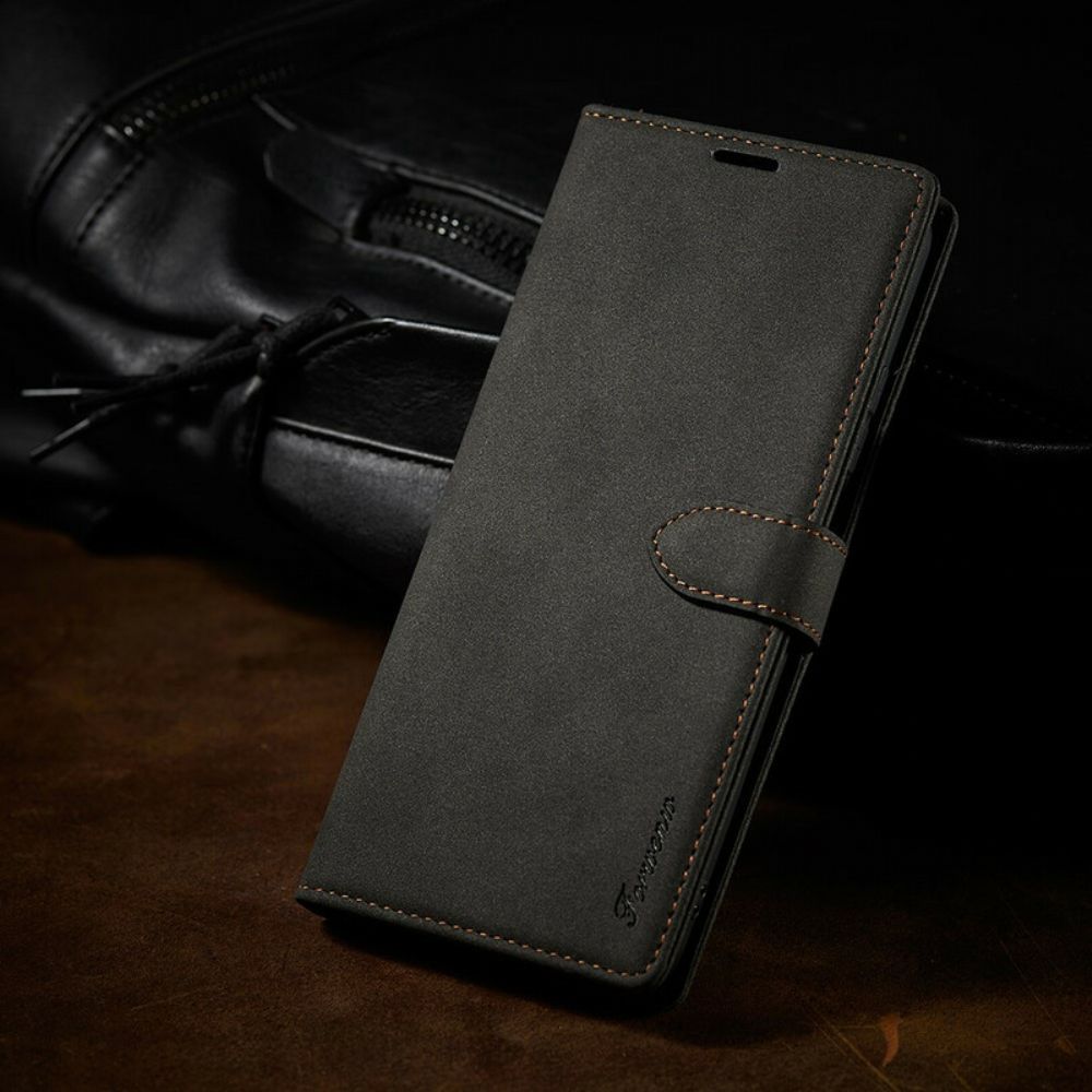 Flip Case Für Xiaomi Mi 10T / 10T Pro Ledereffekt Vorw