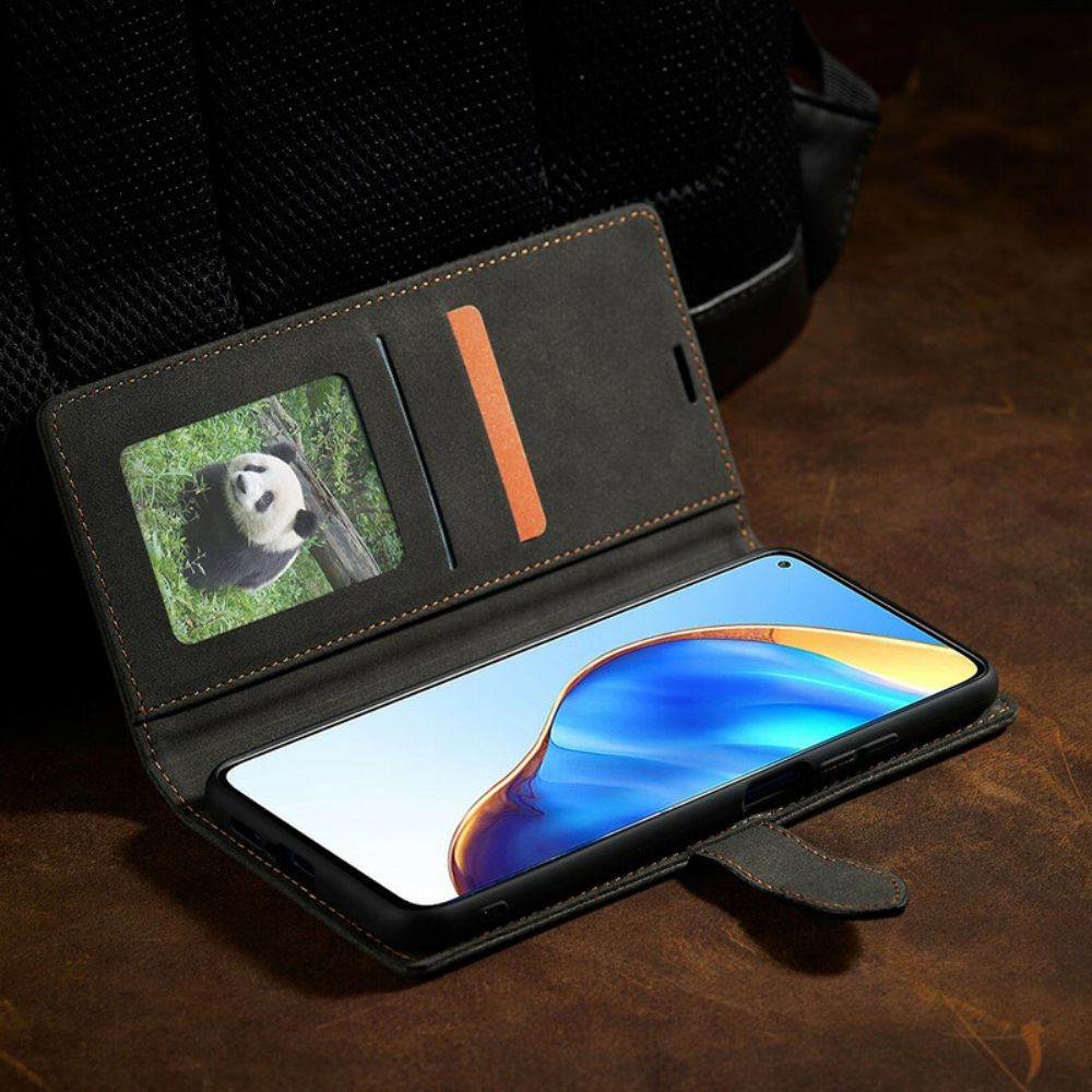 Flip Case Für Xiaomi Mi 10T / 10T Pro Ledereffekt Vorw