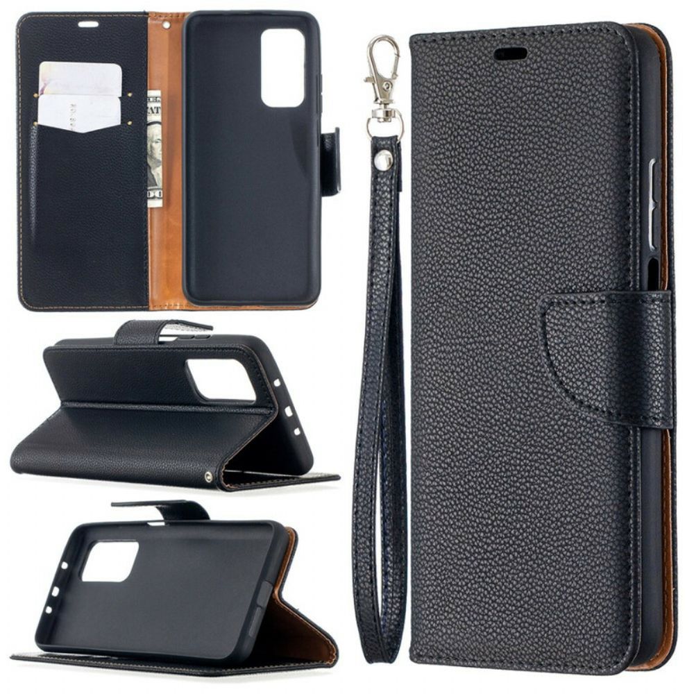 Flip Case Für Xiaomi Mi 10T / 10T Pro Flip Case Litschi-klappe Schräg