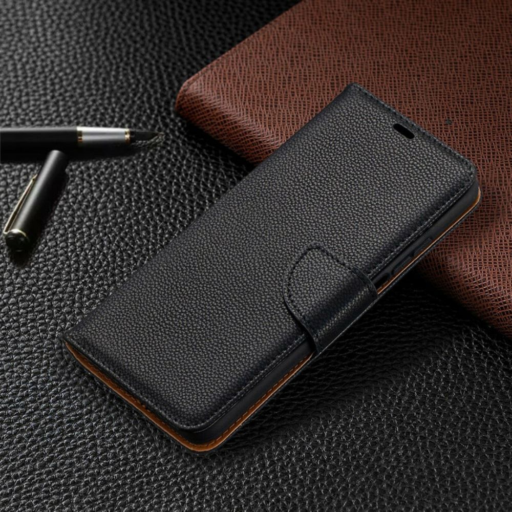 Flip Case Für Xiaomi Mi 10T / 10T Pro Flip Case Litschi-klappe Schräg