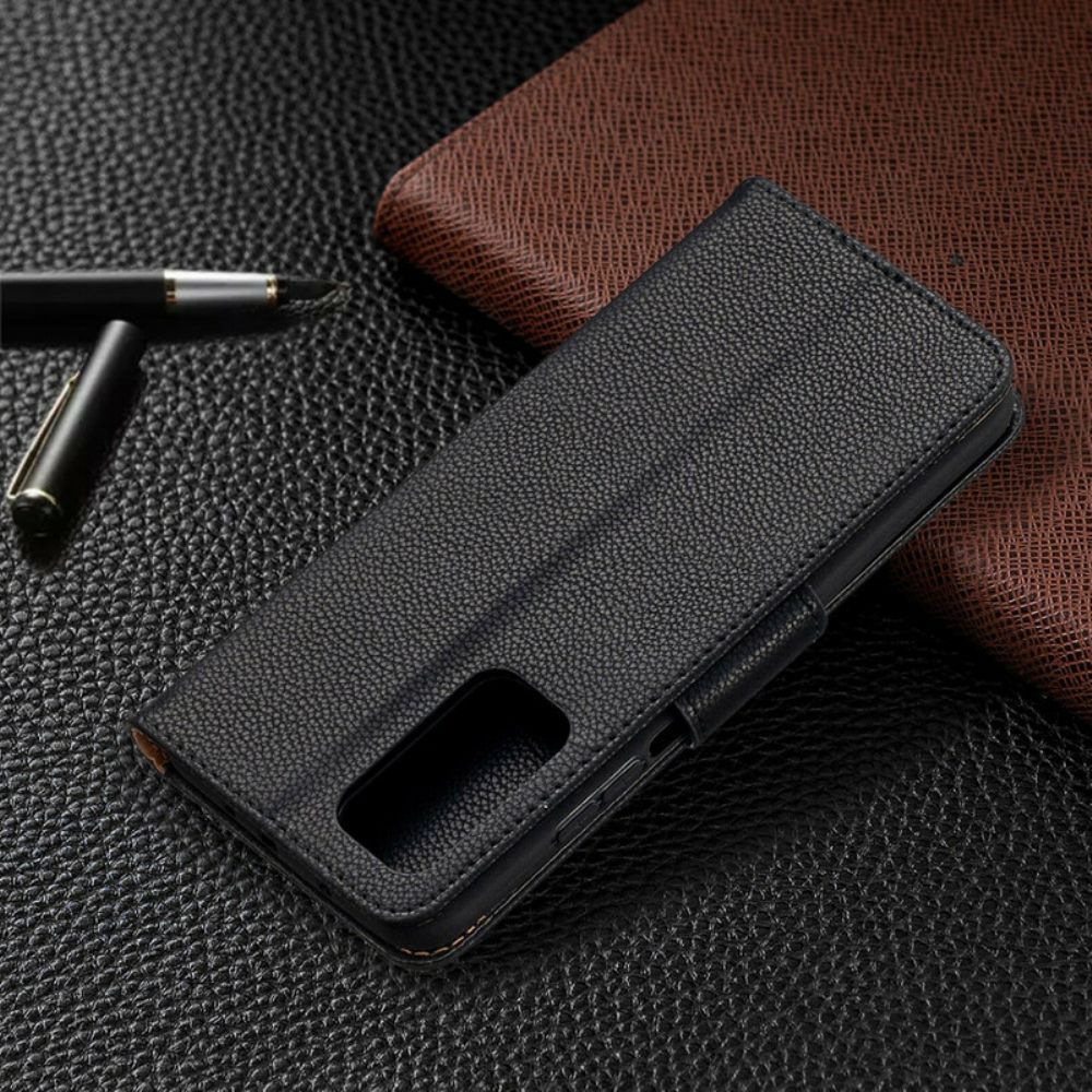 Flip Case Für Xiaomi Mi 10T / 10T Pro Flip Case Litschi-klappe Schräg