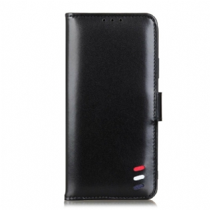 Flip Case Für Xiaomi Mi 10T / 10T Pro Tricolor Ledereffekt