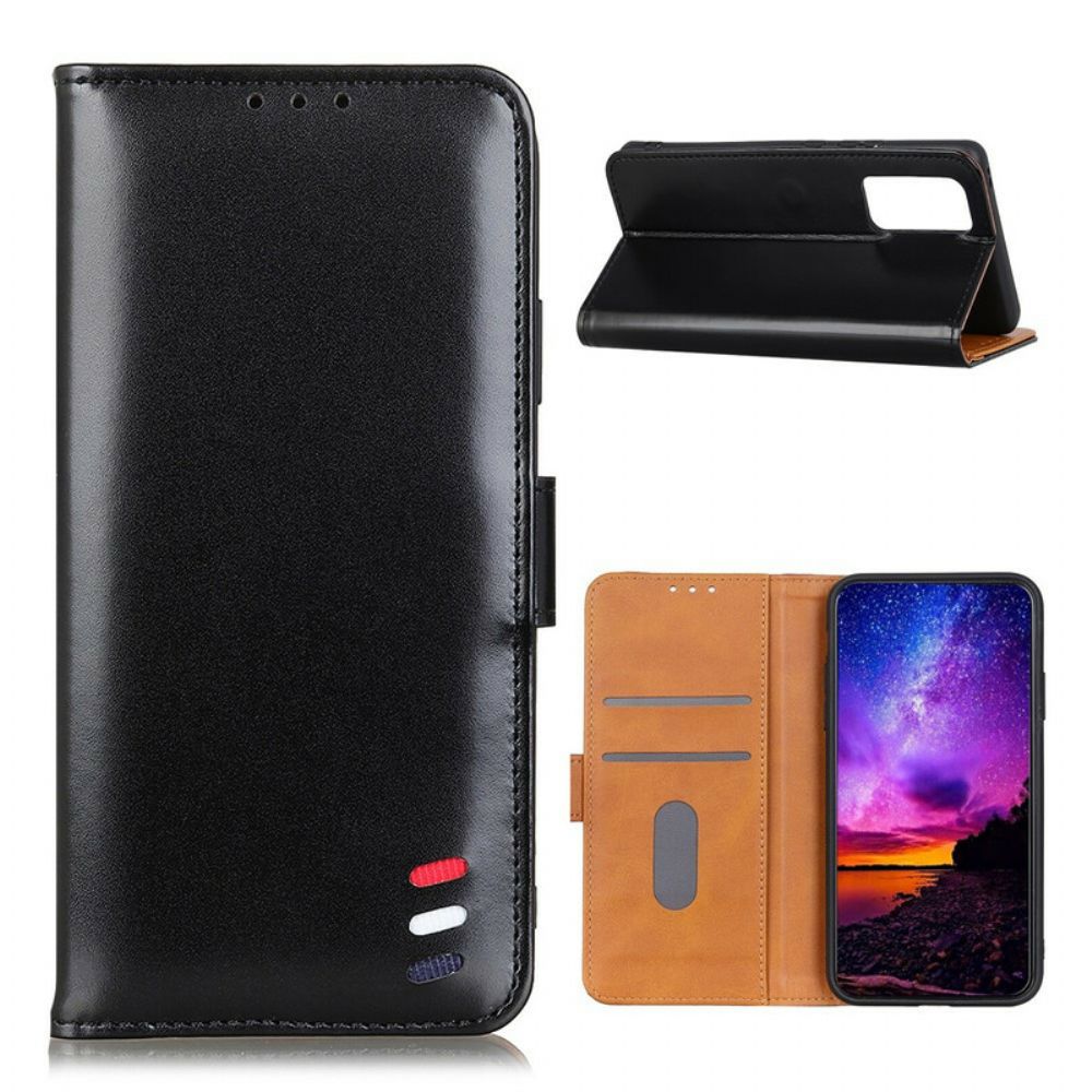 Flip Case Für Xiaomi Mi 10T / 10T Pro Tricolor Ledereffekt