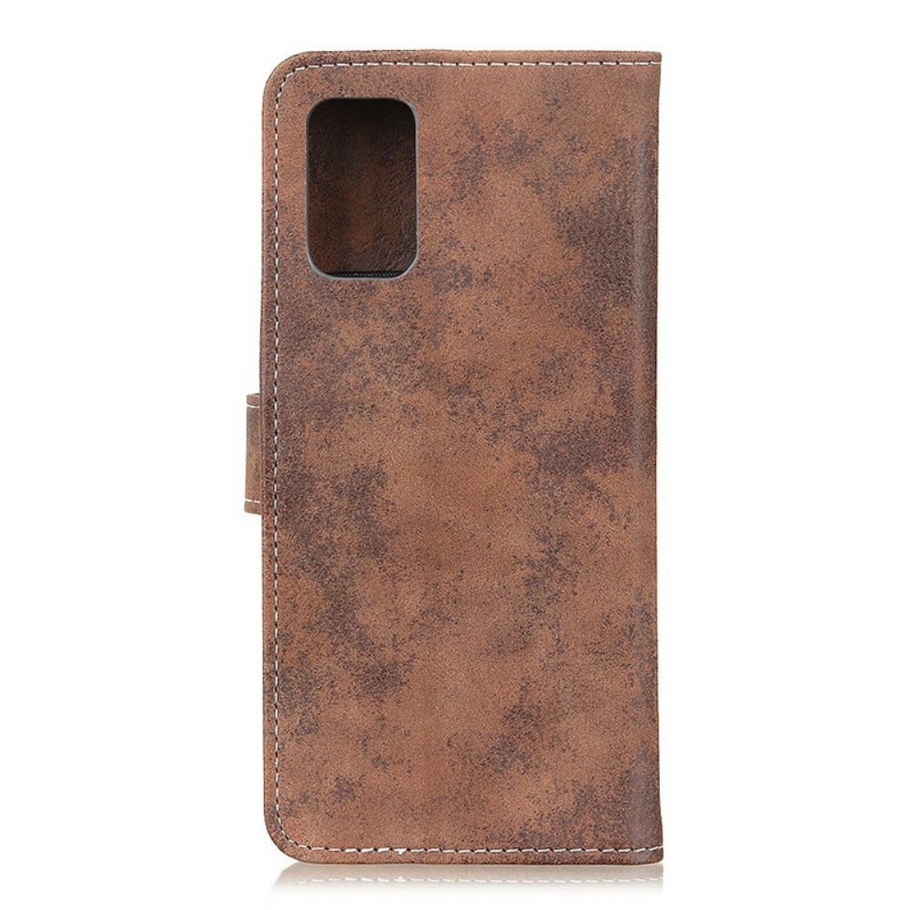 Flip Case Für Xiaomi Mi 10T / 10T Pro Vintage-leder-effekt