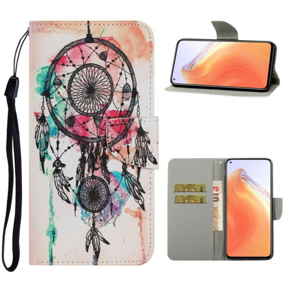 Flip Case Für Xiaomi Mi 10T / 10T Pro Wasserfarbener Traumfänger