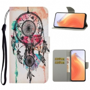 Flip Case Für Xiaomi Mi 10T / 10T Pro Wasserfarbener Traumfänger