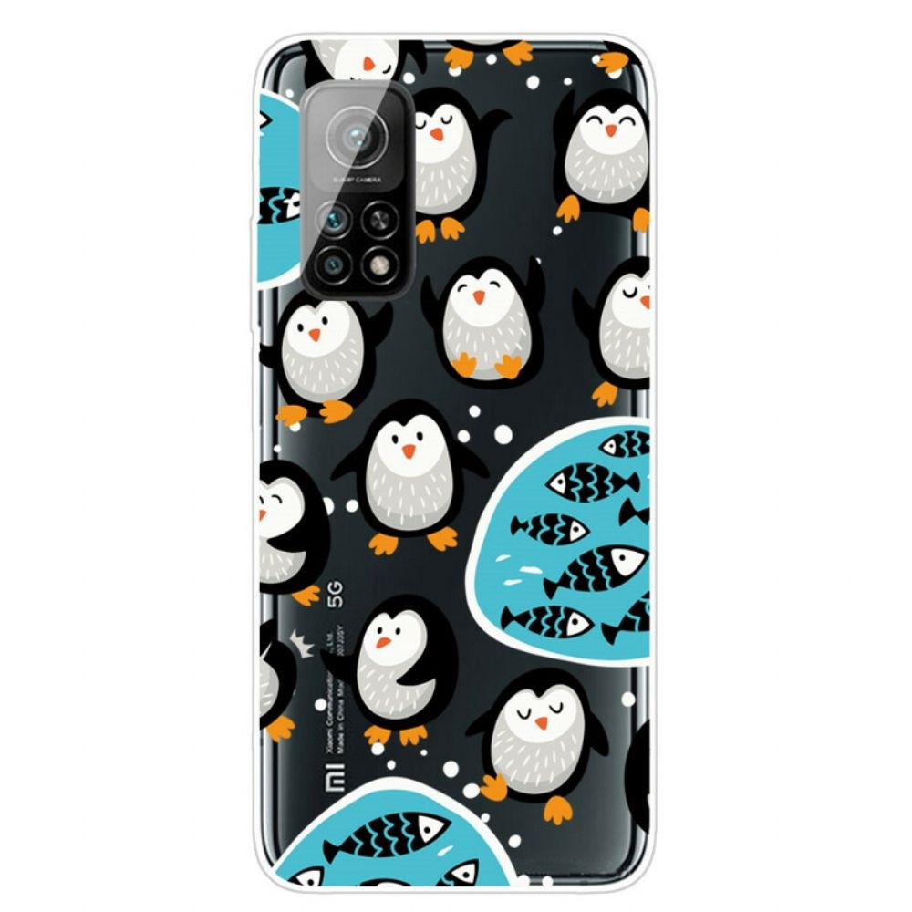 Handyhülle Für Xiaomi Mi 10T / 10T Pro Pinguine Und Fische