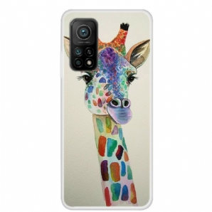 Hülle Für Xiaomi Mi 10T / 10T Pro Bunte Giraffe