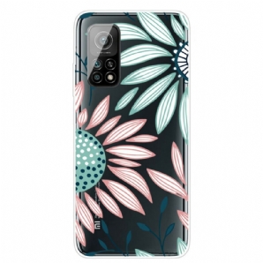 Hülle Für Xiaomi Mi 10T / 10T Pro Durchsichtige Blume