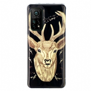 Hülle Für Xiaomi Mi 10T / 10T Pro Fluoreszierender Majestätischer Hirsch